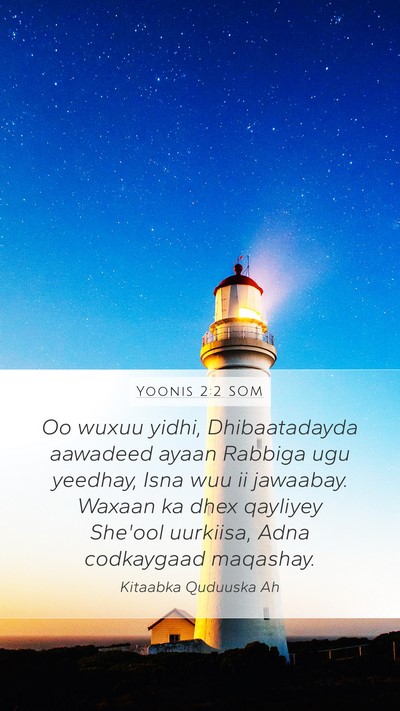 Yoonis 2:2 SOM Bible Verse Image