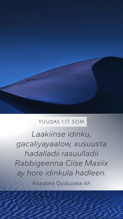 Yuudas 1:17 SOM Bible Verse Image