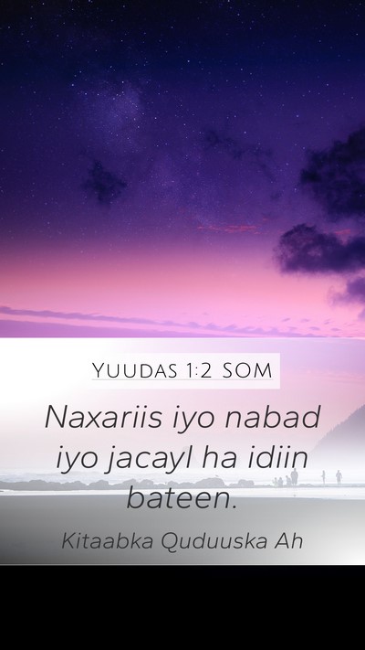 Yuudas 1:2 SOM Bible Verse Image